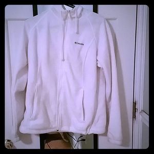 White Columbia Fleece (L)