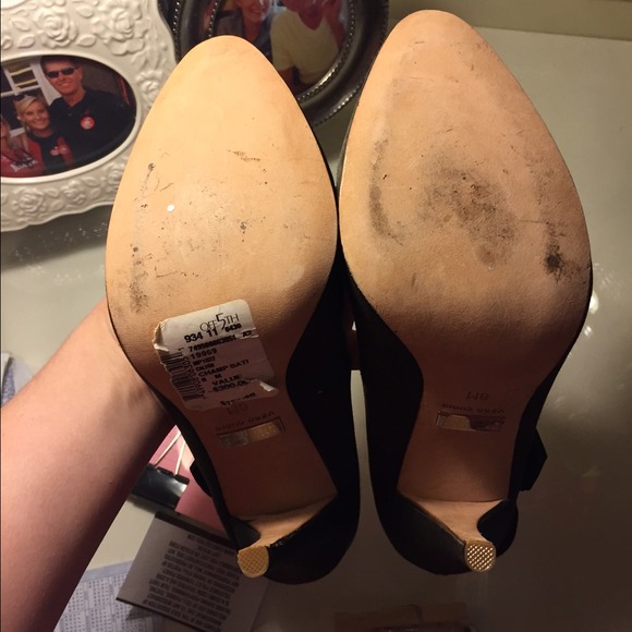 πREDUCED!π Brown satin bow pumps - Picture 3 of 4