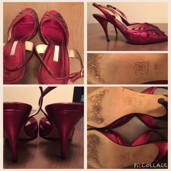 Luca Luca slingback heels made in Italy - Picture 3 of 3