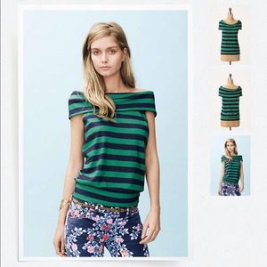 Anthropologie Sleeveless Shawl-Collar Boatneck