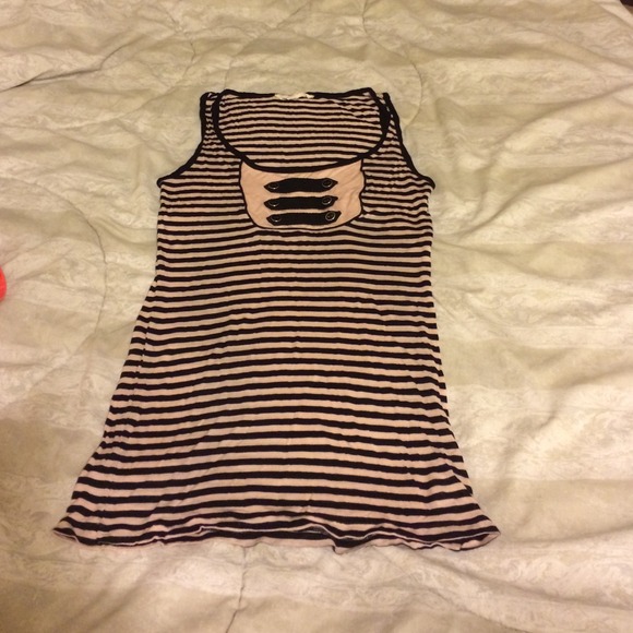Striped Pink  Top Forever 21
