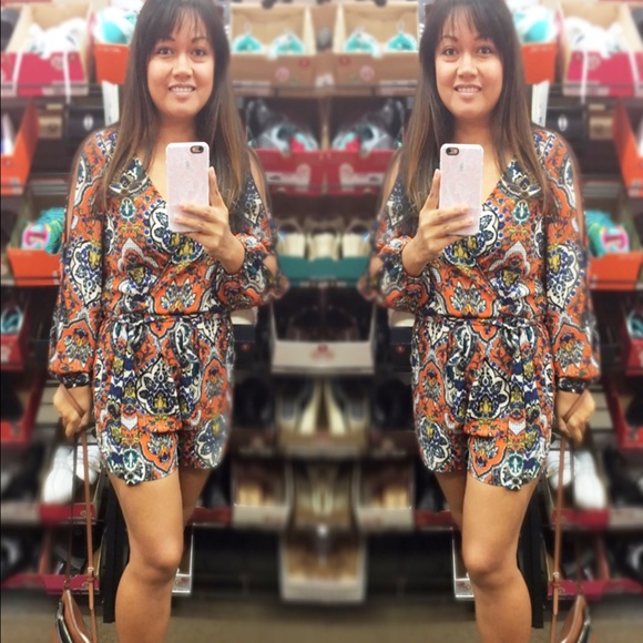 STRIKING PAISLEY ROMPER || Size Small - Picture 2 of 2