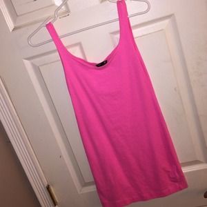 Bright pink H&M dress