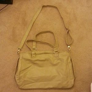 H&M beige shoulder bag