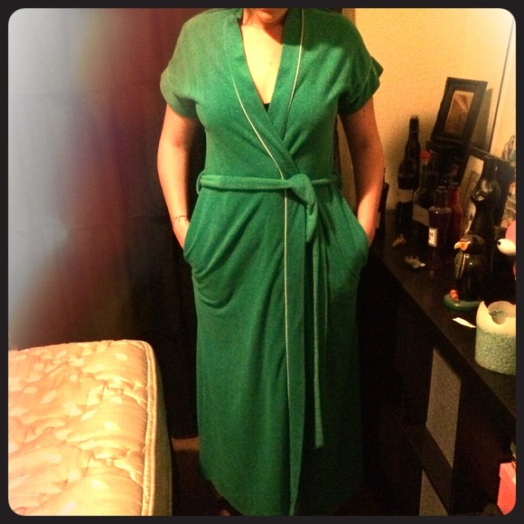 Vintage short sleeve Christian Dior robe