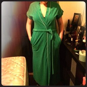 Vintage short sleeve Christian Dior robe