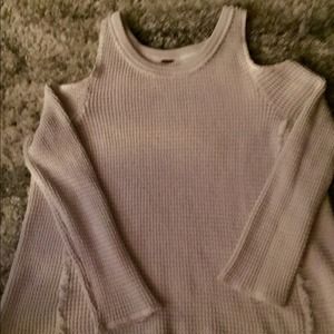free people cold shoulder sweater