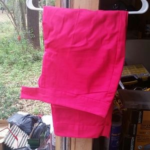 **Re-posh!** Hot pink Ann Taylor capris