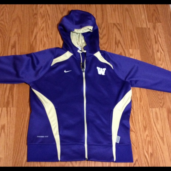 UNIVERSITY OF WASHINGTON NIKE HOODIE JACKET