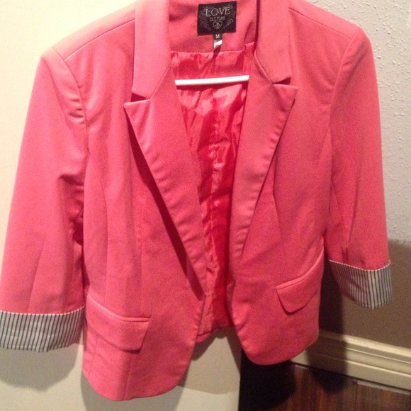 Pink blazer