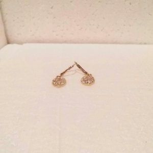 Little rhinestone dangled earrings
