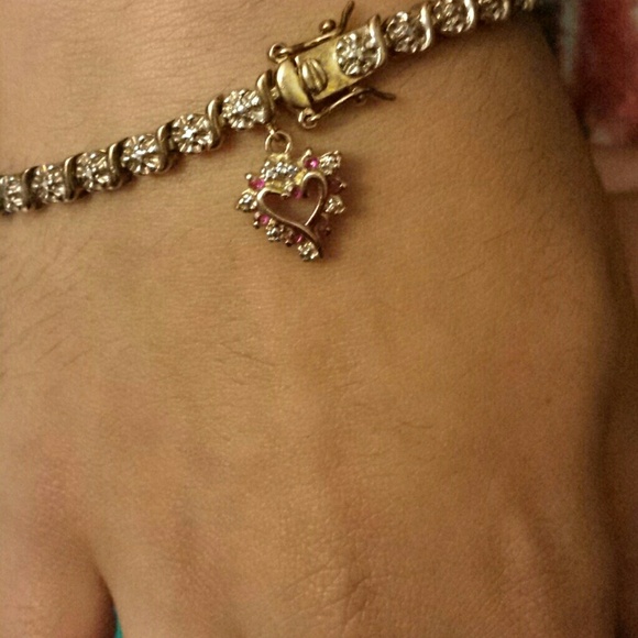 jcpenney Jewelry Heart Charm Bracelet Poshmark