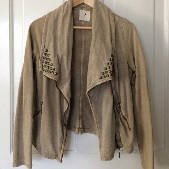 Forever 21 | Studded Moto Jacket | Medium