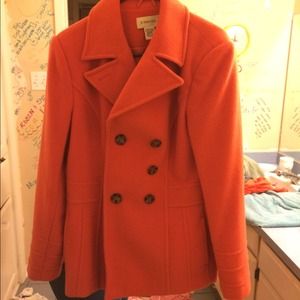 St. John's Bay Wool- Blend pea Coat