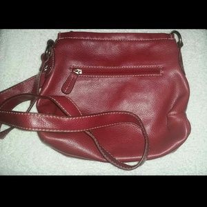 Red Liz Claiborne crossbody purse