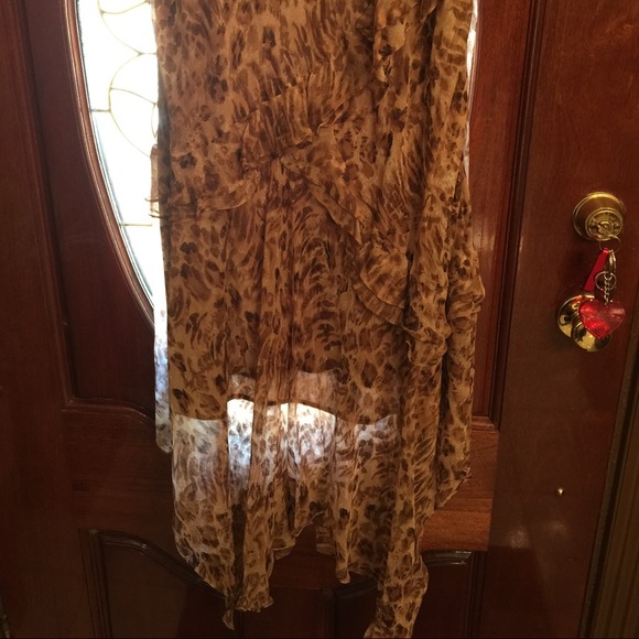 Leopard Chiffon Dress - Picture 3 of 3