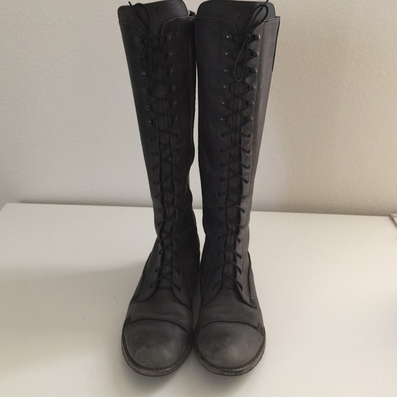 charles david lace up boots