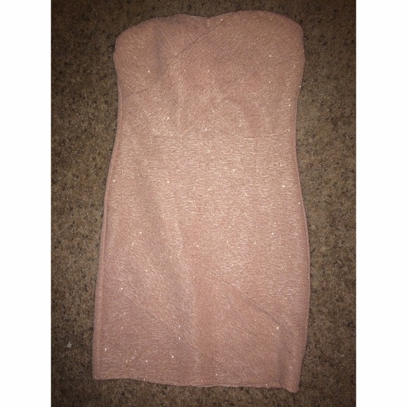 Sparkly pink bodycon dress