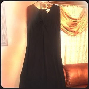 Black Long Sleeve Evening Dress