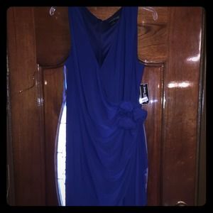 Medium/Short Length Blue Dress