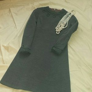 Vintage dress and dress coat.