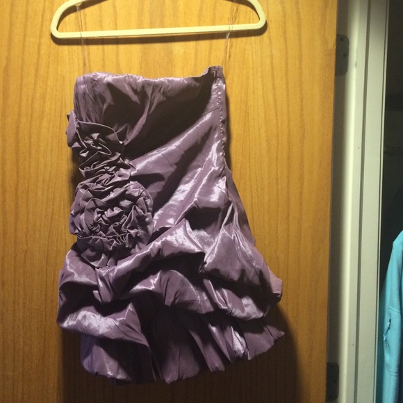 Short romantic Lavendar dress.