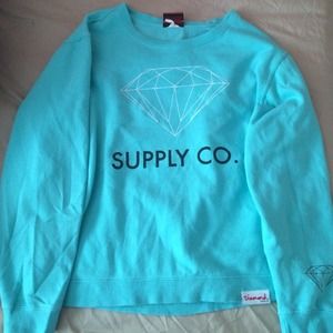 Diamond Supply Co. Tiffany Blue Sweater