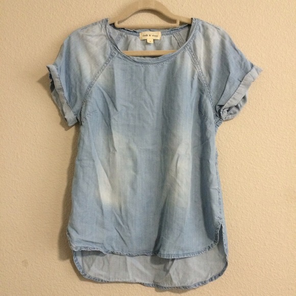 Cloth&Stone chambray blouse