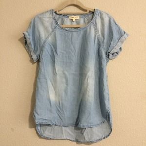 Cloth&Stone chambray blouse
