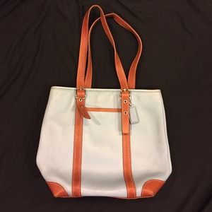 Coach Purse. Light Blue.
