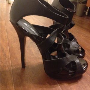 Aldo strappy gladiator heels
