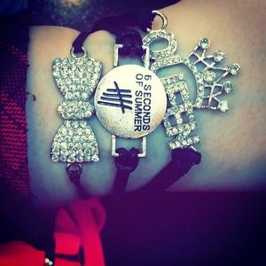 Set of three bracelets.