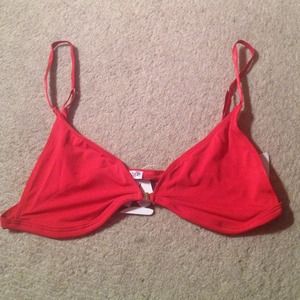 Red bralette from urban outfitters with tags