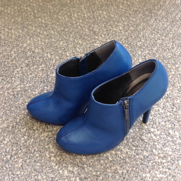 Blue booties