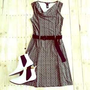 Kenneth Cole Belted Dress