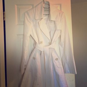 White trench coat
