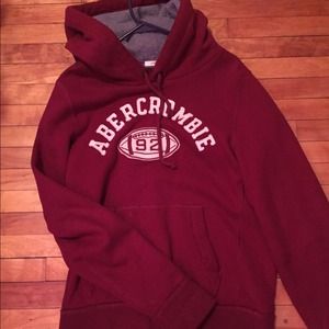 Red Abercrombie and Fitch sweater
