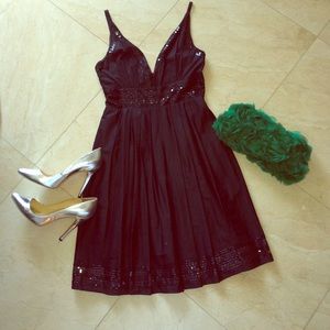 ⭐️Pleated LBD with sequins