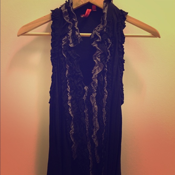 Cotton ruffle tank!