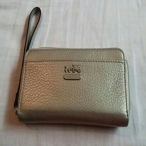 Coach small wallet wristlet