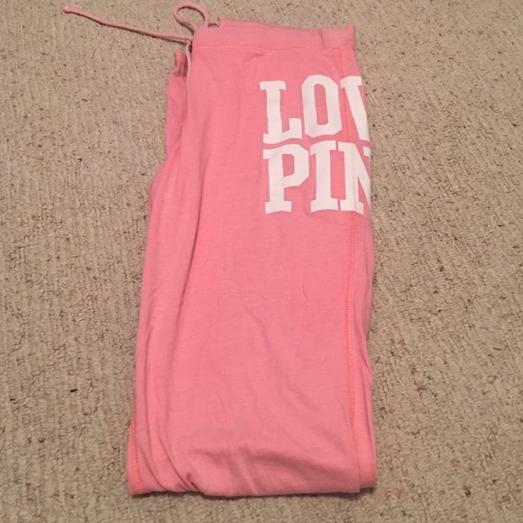 Pink sweats size small