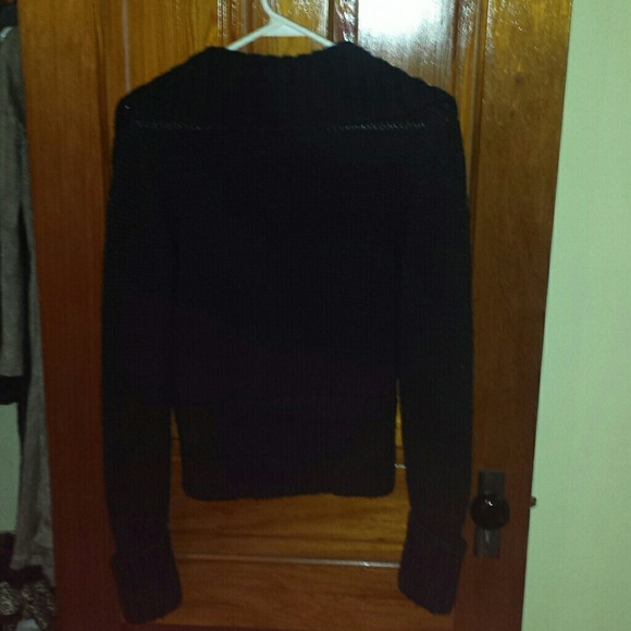 Bebe Black large "button" sweater - Picture 4 of 4