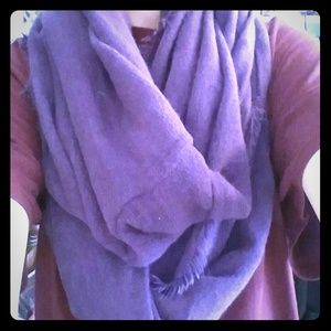 Dark purple long scarf from Nordstrom