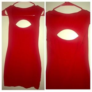 Red American Apparel dress