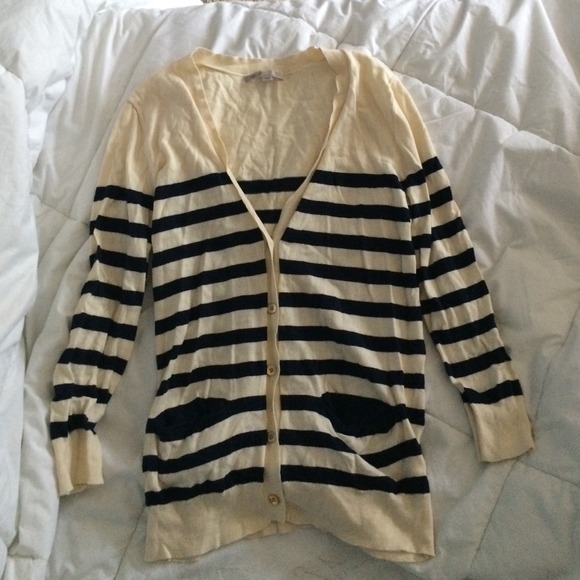 Gap Striped Cardigan