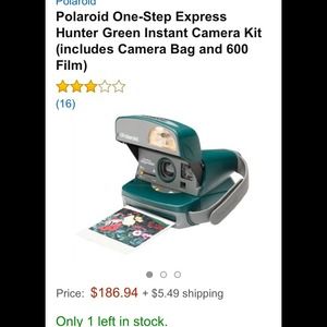 Polaroid one-step instant camera