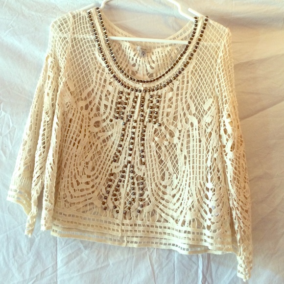 Urban Outfitters Tops - HOST PICK NWOT lace shirt