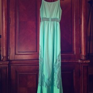 Turquoise maxi dress !