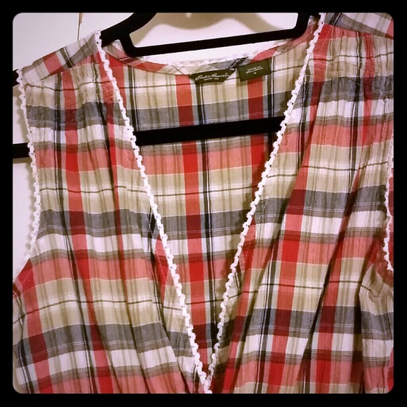 Eddie Bauer plaid dress