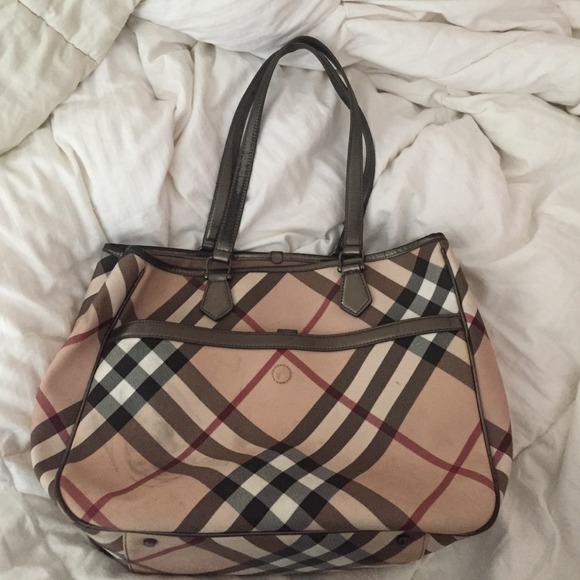 Authentic Burberry tote bag